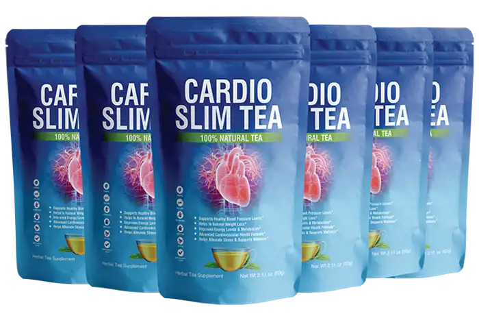 Cardio Slim Tea pricing bundles - 1 month, 3 month, and 6 month supply options